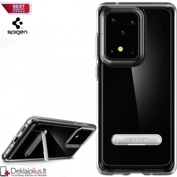 Spigen Ultra Hybrid S skaidrus dėklas - su kojele (Samsung S20 Ultra) Spigen Ultra Hybrid S skaidrus dėklas - su kojele (Samsung S20 Ultra)